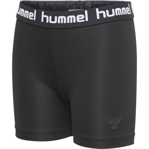 HMLTONA TIGHT SHORTS, BLACK, packshot