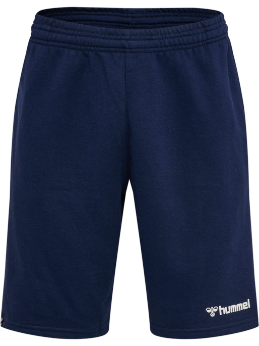 hmlMOVER COTTON BERMUDA SHORTS, MARINE hmlMOVER COTTON BERMUDA SHORTS, MARINE, packshot