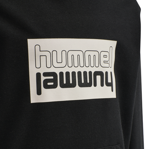 hmlDUO HOODIE, BLACK hmlDUO HOODIE, BLACK, packshot