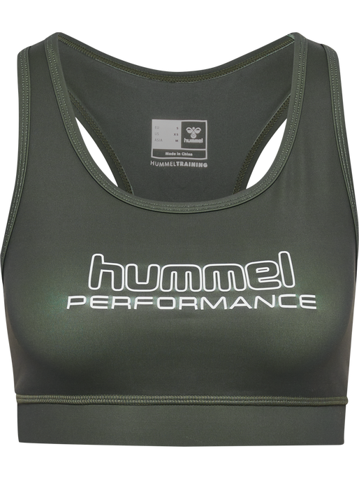 hmlTE FUNDAMENTAL SPORTS BRA, CLIMBING IVY hmlTE FUNDAMENTAL SPORTS BRA, CLIMBING IVY, packshot