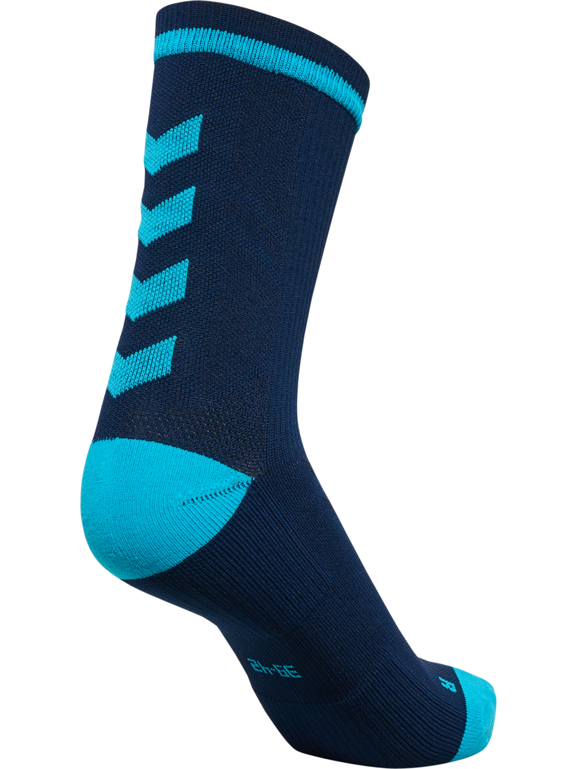 ELITE INDOOR SOCK LOW PA, BLACK IRIS/ATOMIC BLUE, packshot