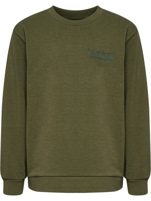 hmlJR BASE SWEAT SET, WINTER MOSS, packshot