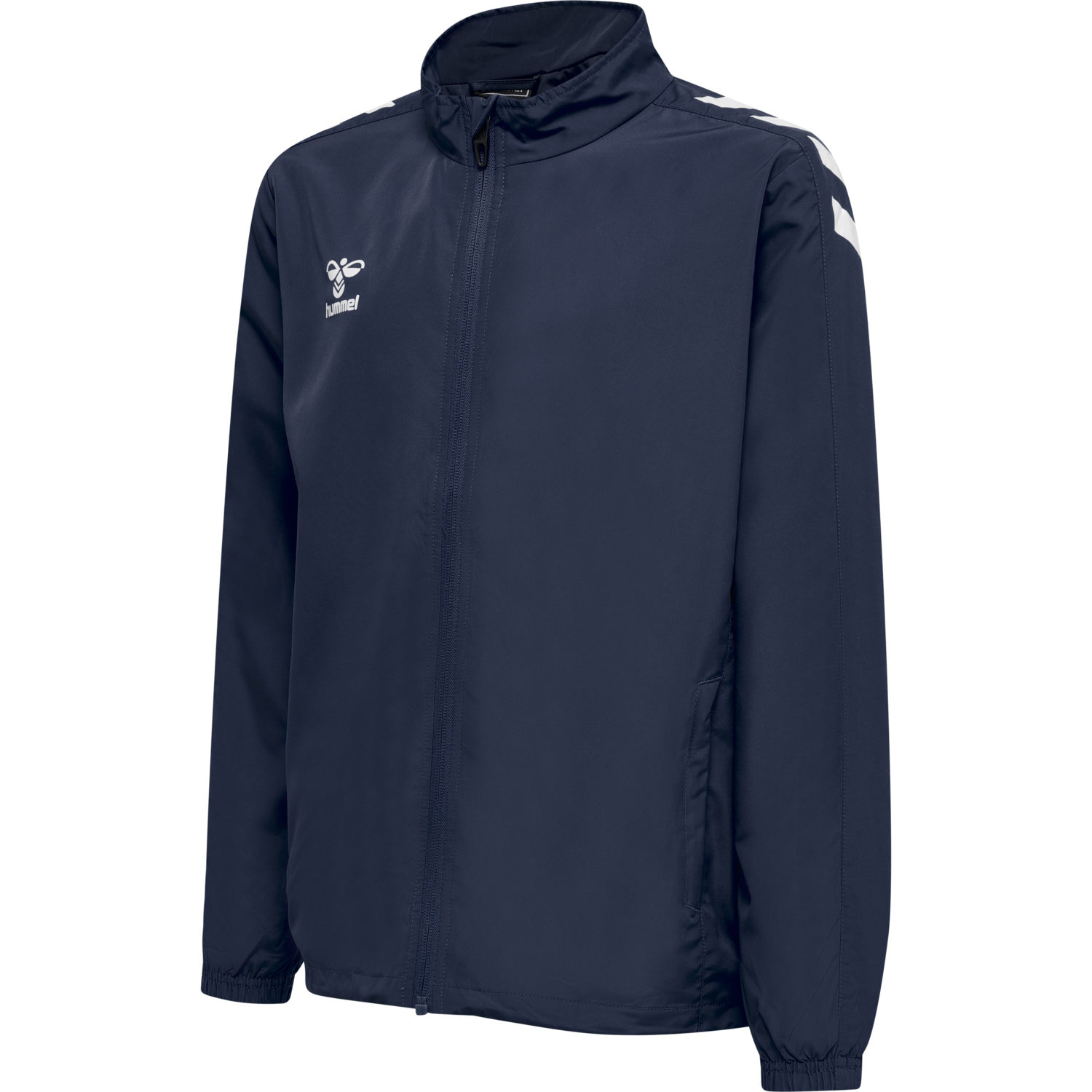 hmlCORE XK MICRO ZIP JACKET KIDS, MARINE, packshot