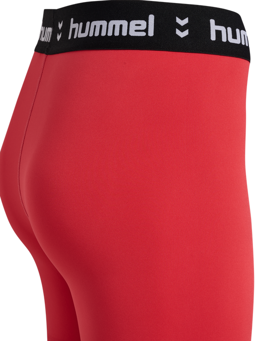 hmlPULSE MID WAIST SHORT TIGHTS, CAYENNE, packshot
