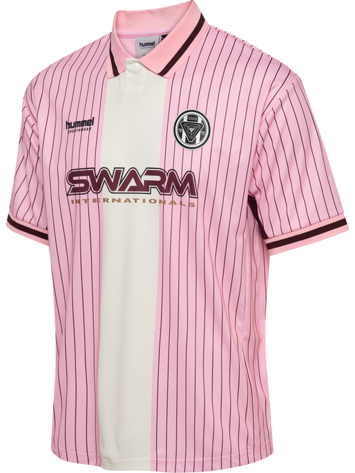 hmlLOOSE FB JERSEY S/S STRIPED, PINK-A-BOO, packshot