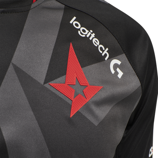ASTRALIS 20/21 GAME JERSEY S/S, BLACK W/LOGO ASTRALIS 20/21 GAME JERSEY S/S, BLACK W/LOGO, packshot