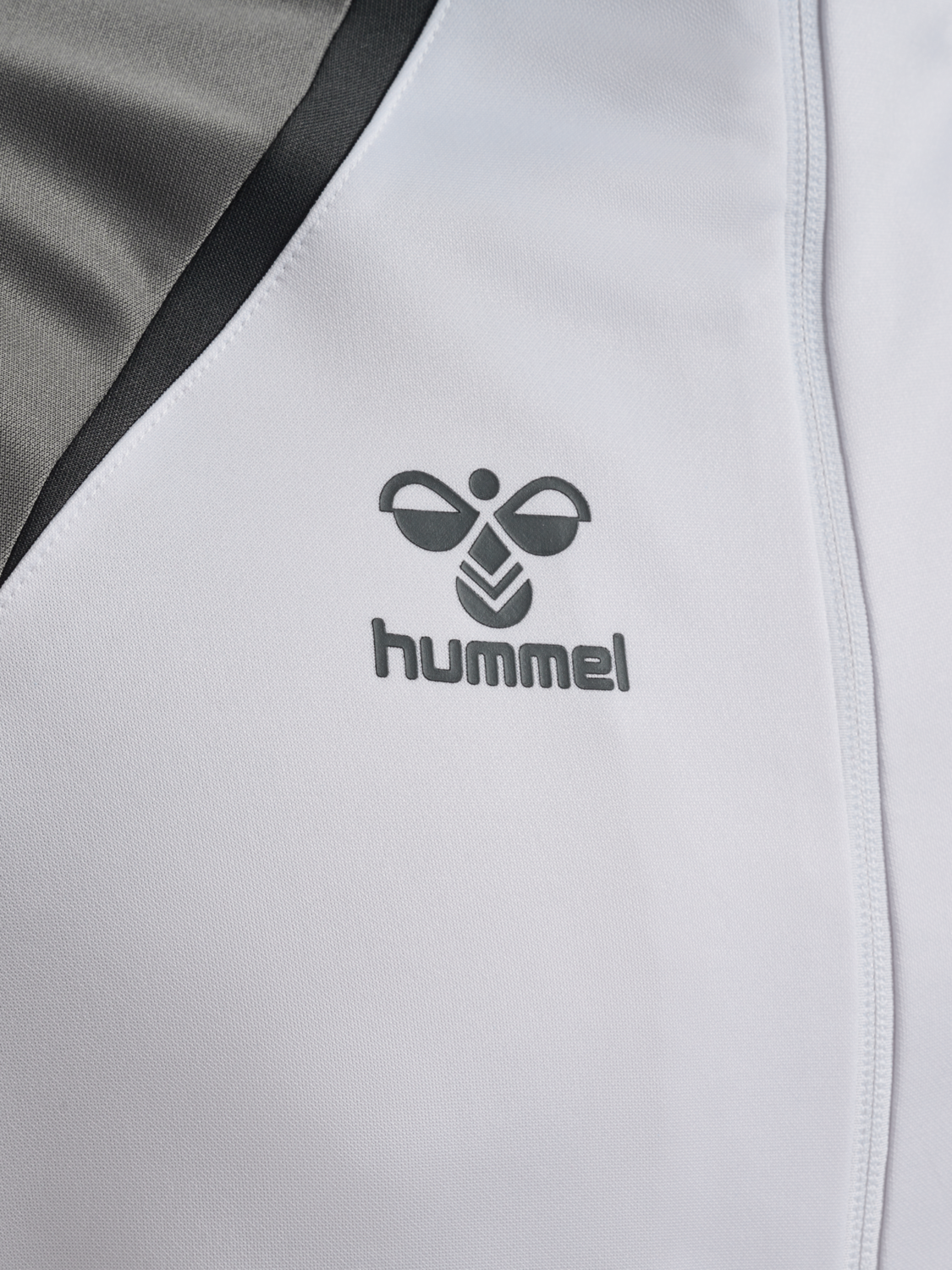 hmlLEAD 2.0 TRACK ZIP JACKET, WHITE/STEEL GRAY, packshot