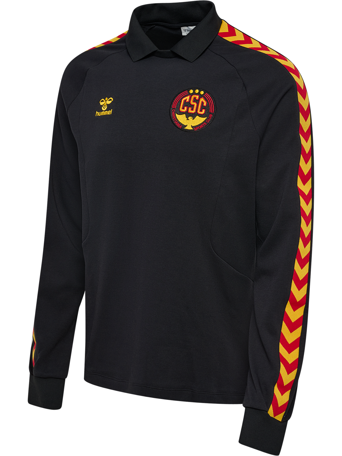 CSC 26/27 hmlROOT T-SHIRT L/S, BLACK, packshot