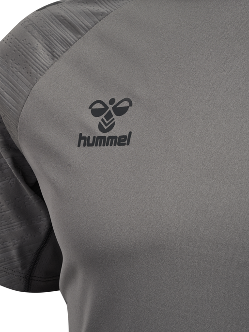 hmlPRO TRAINING JERSEY S/S, STEEL GRAY hmlPRO TRAINING JERSEY S/S, STEEL GRAY, packshot