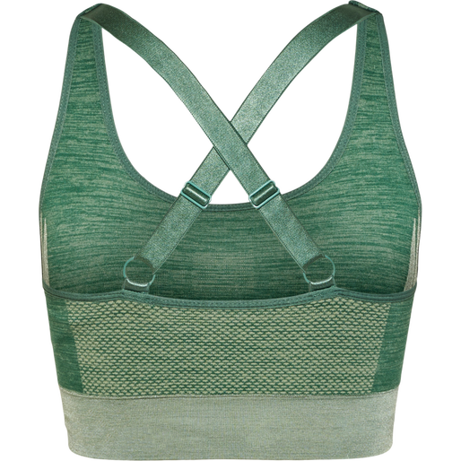 hmlCLEA SEAMLESS  SPORTS TOP, LAUREL WREATH/LILY PAD MELANGE hmlCLEA SEAMLESS  SPORTS TOP, LAUREL WREATH/LILY PAD MELANGE, packshot