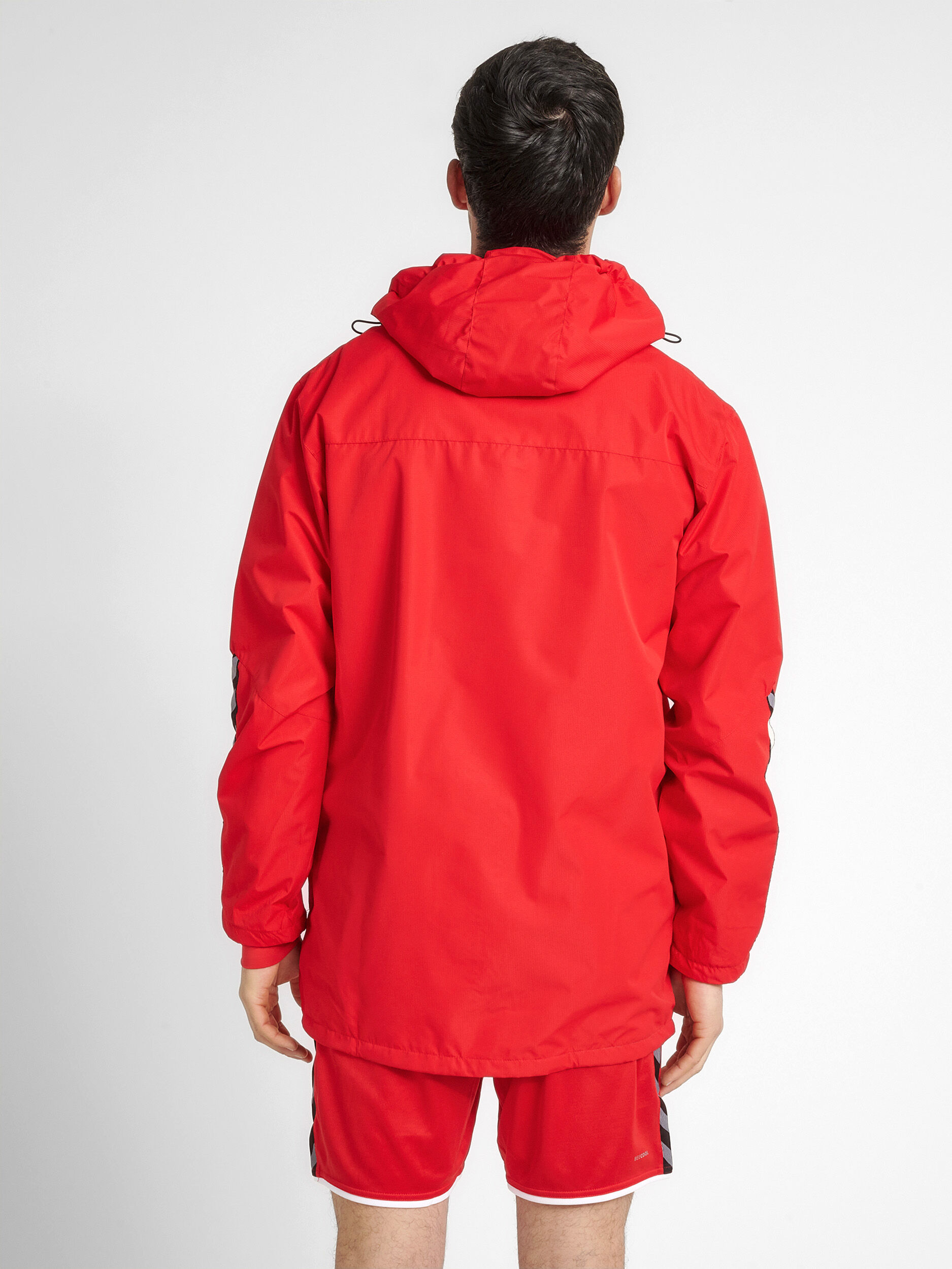 All shop red windbreaker