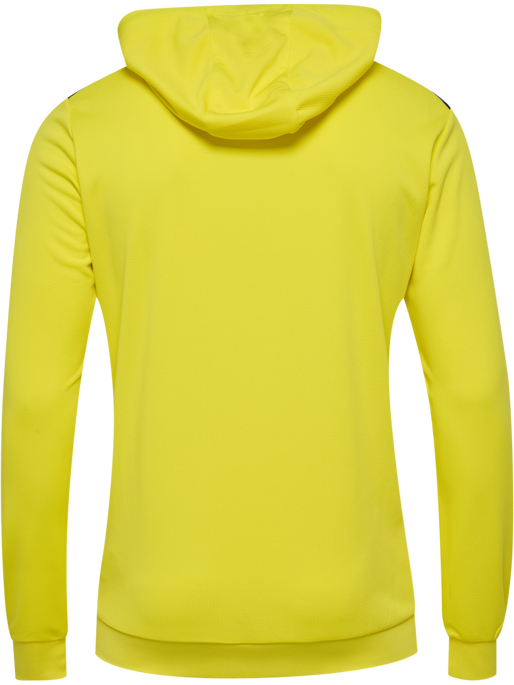 hmlAUTHENTIC PL HOODIE, BLAZING YELLOW, packshot