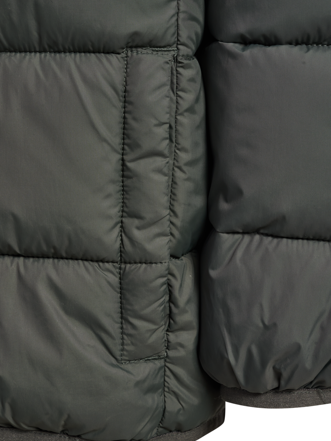 hmlJR LIGHTWEIGHT PUFFER JACKET, CASTOR GRAY, packshot