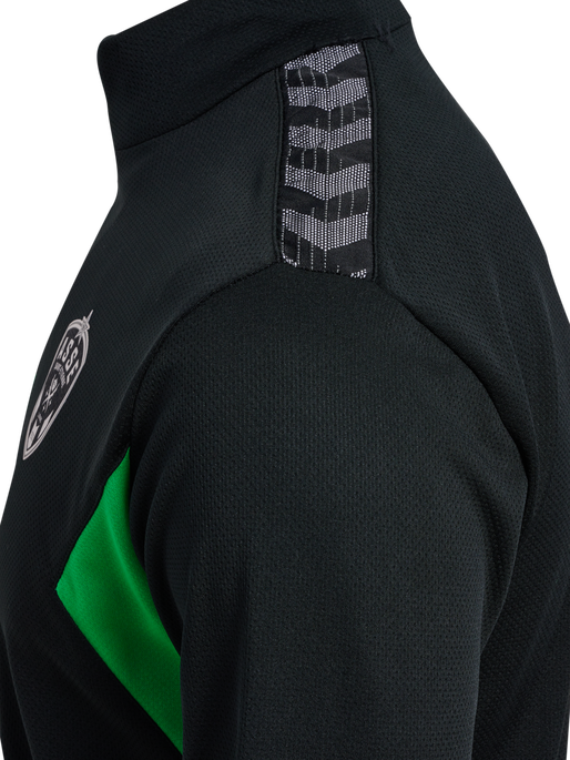 ASSE 23/24 TR HALF ZIP SWEAT, BLACK, packshot