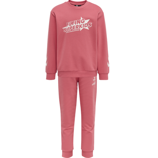 hmlFLYING SPRING TRACKSUIT, DESERT ROSE, packshot