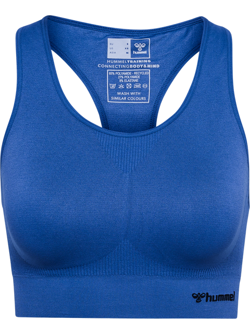 hmlTIF SEAMLESS SPORTS TOP, OLYMPIAN BLUE hmlTIF SEAMLESS SPORTS TOP, OLYMPIAN BLUE, packshot
