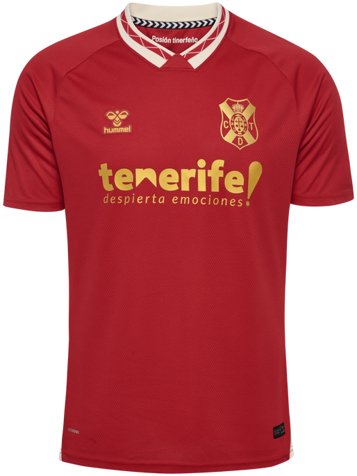 CDT 25/26 AWAY JERSEY S/S, SCARLET SMILE, packshot