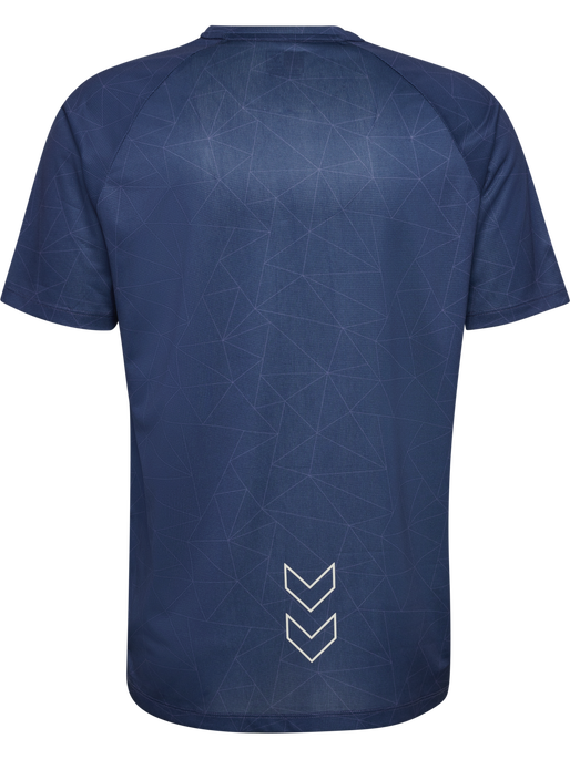 hmlCOURT AOP LIGHT WEIGHT T-SHIRT, INSIGNIA BLUE hmlCOURT AOP LIGHT WEIGHT T-SHIRT, INSIGNIA BLUE, packshot