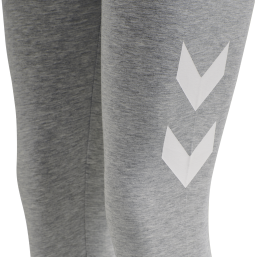 hmlLEGACY WOMAN HIGH WAIST TIGHTS, GREY MELANGE hmlLEGACY WOMAN HIGH WAIST TIGHTS, GREY MELANGE, packshot