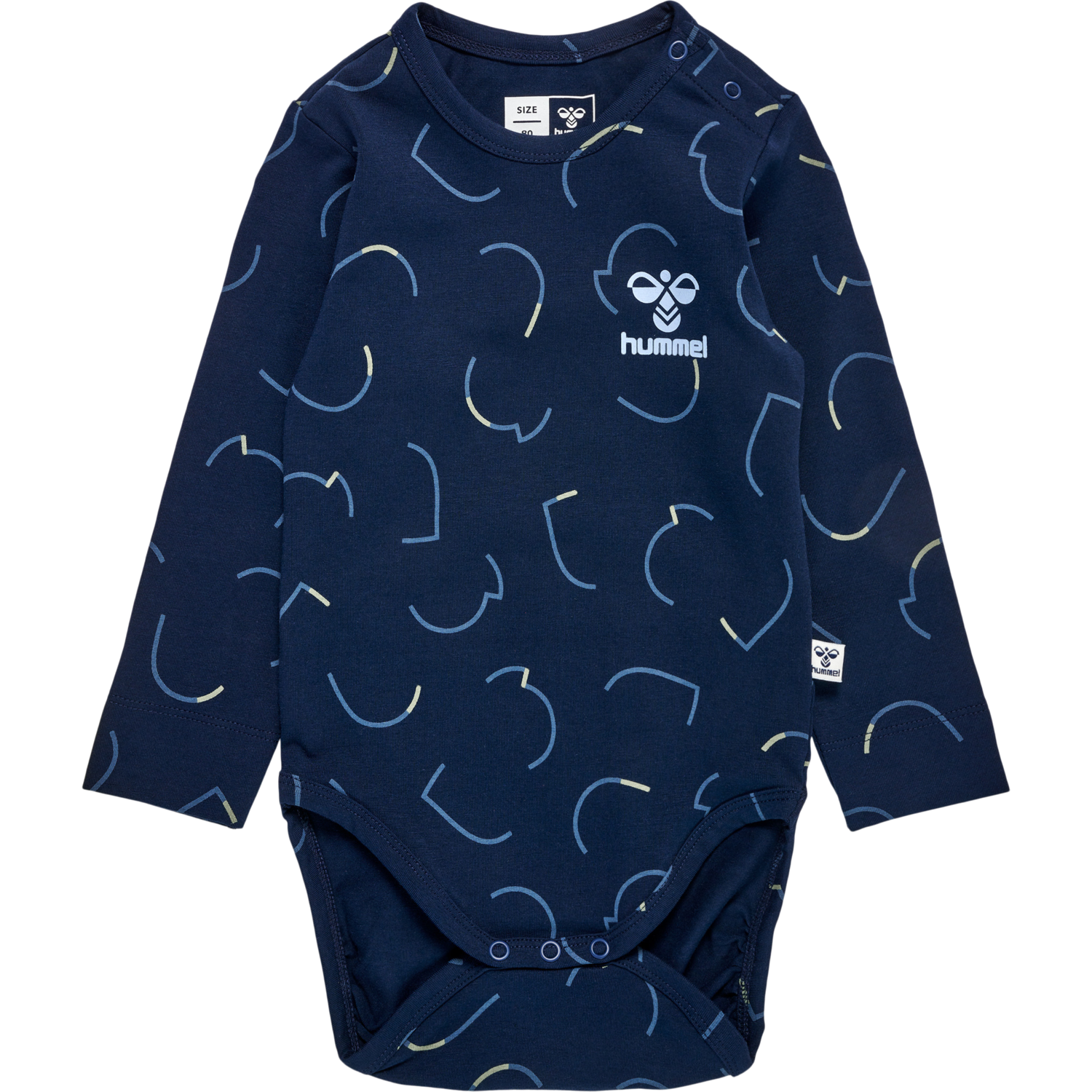 hmlOBI BODY L/S, BLACK IRIS, packshot