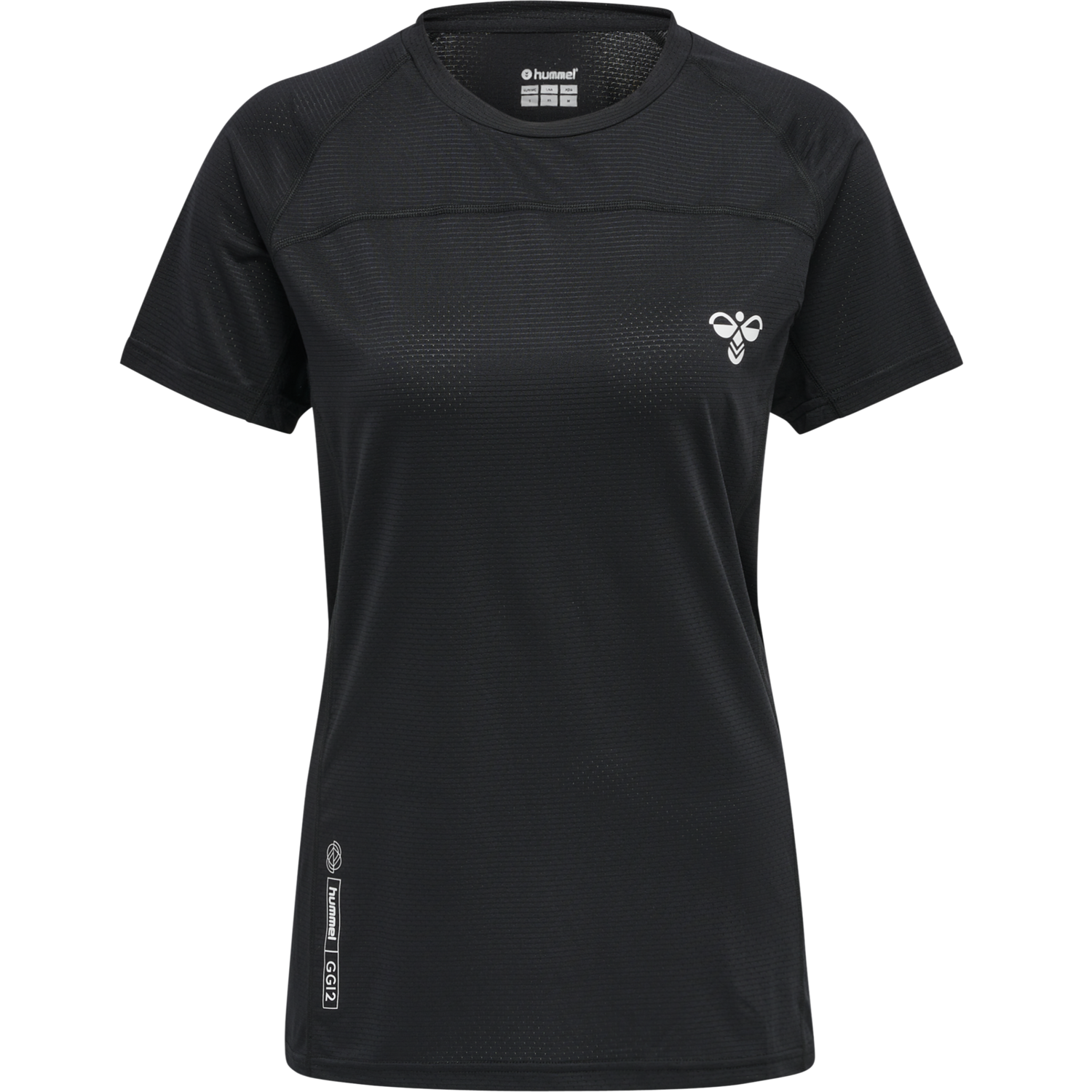 hmlGG12 TRAINING TEE WOMAN, BLACK, packshot
