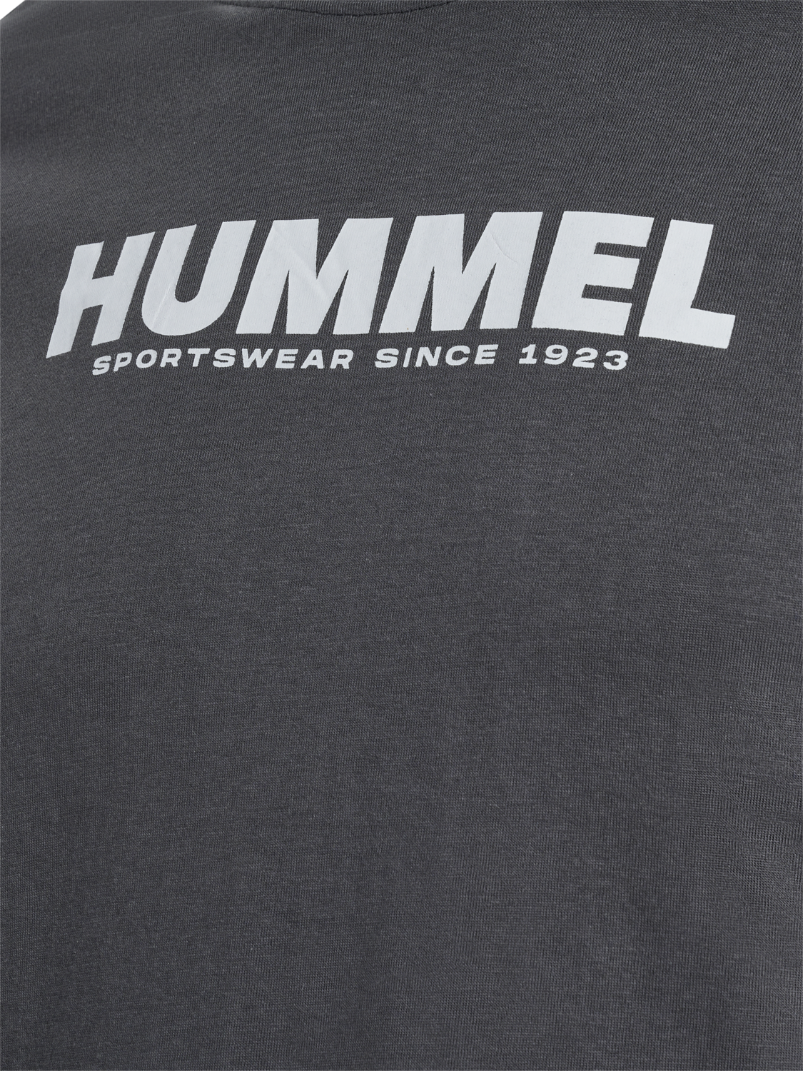hmlLEGACY T-SHIRT L/S PLUS, BLACKENED PEARL, packshot