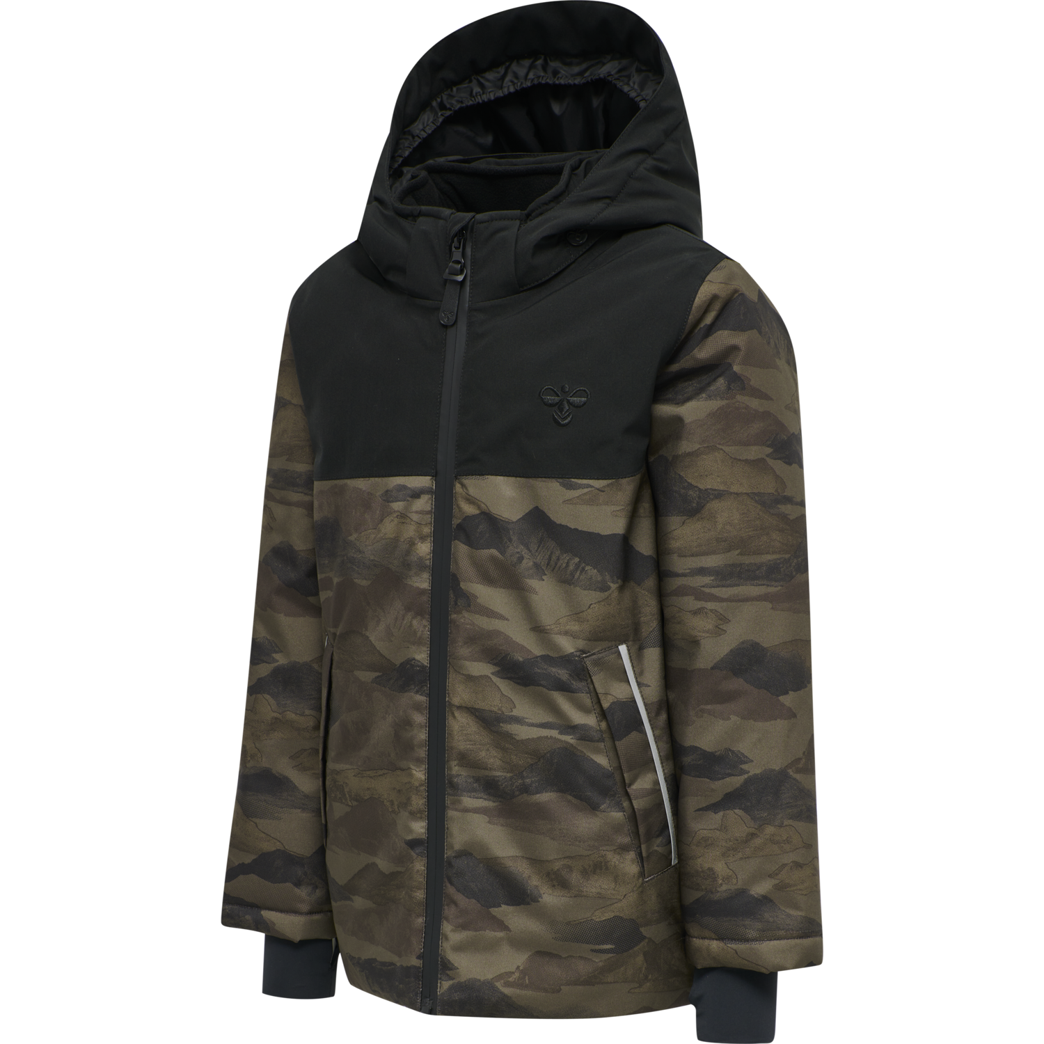 hmlLOGAN JACKET, CHOCOLATE CHIP, packshot