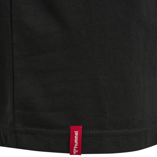 hmlRED BASIC T-SHIRT S/S KIDS, BLACK hmlRED BASIC T-SHIRT S/S KIDS, BLACK, packshot