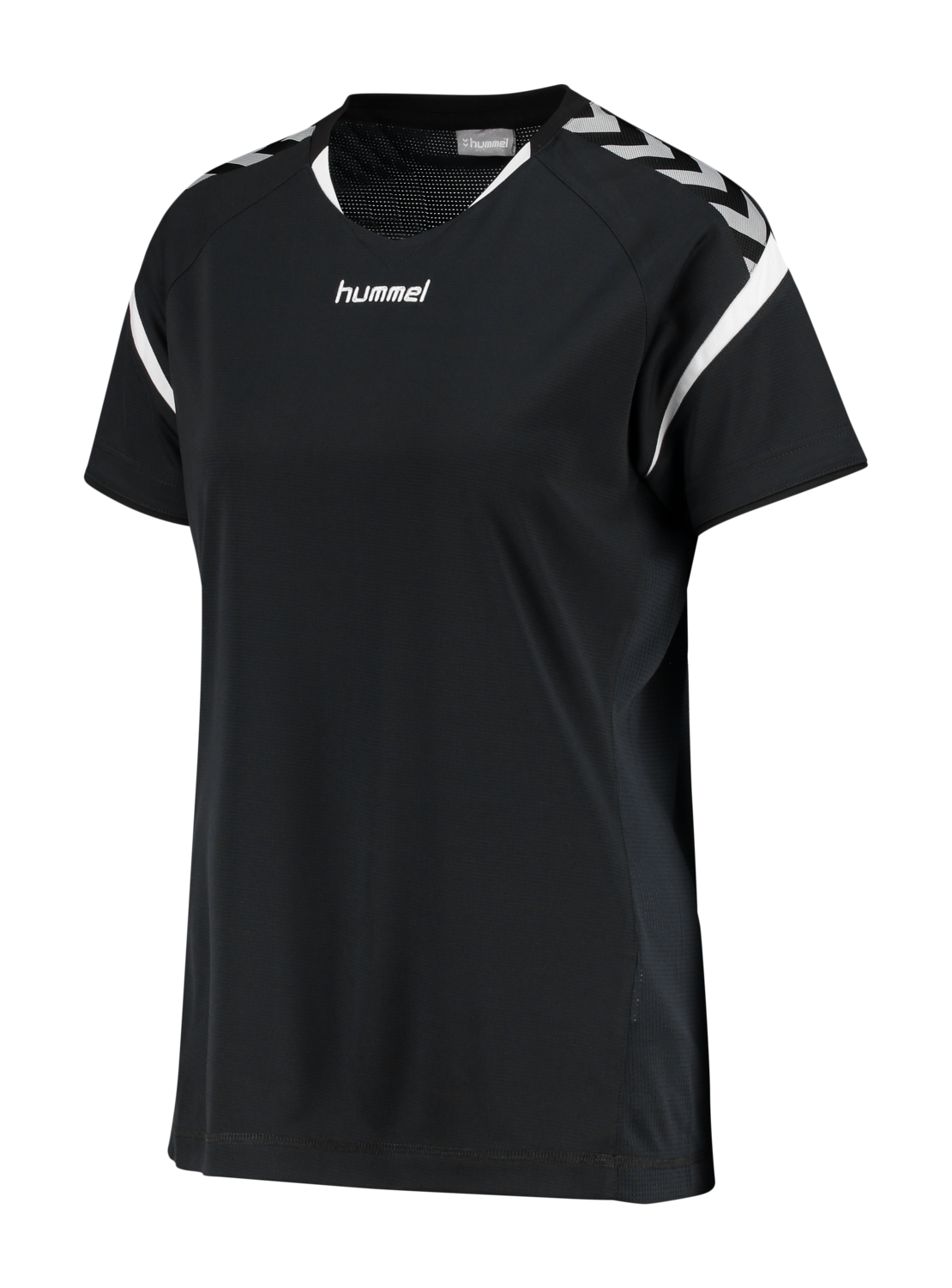 AUTH. CHARGE SS POLY JERSEY WO, BLACK, packshot