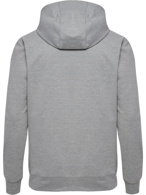 hmlGO 2.0 LOGO HOODIE, GREY MELANGE hmlGO 2.0 LOGO HOODIE, GREY MELANGE, packshot