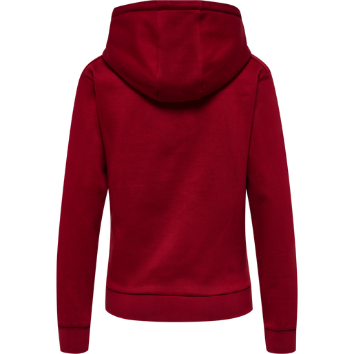 hmlOFFGRID HOODIE WO, RHUBARB/NASTURTIUM, packshot