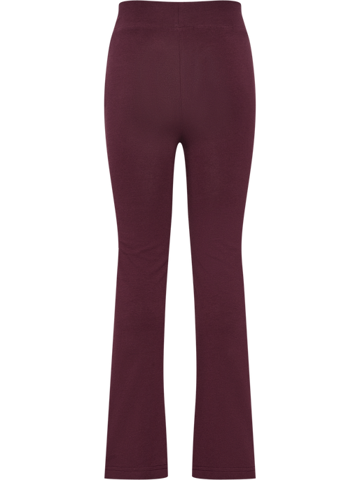 hmlJR FLARE TIGHTS, VINEYARD WINE, packshot