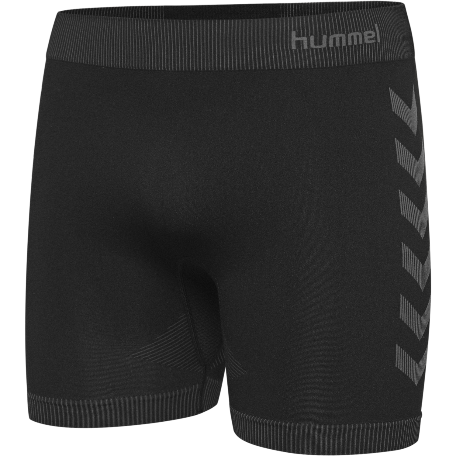 HUMMEL FIRST SEAMLESS SHORT TIGHTS, BLACK, packshot