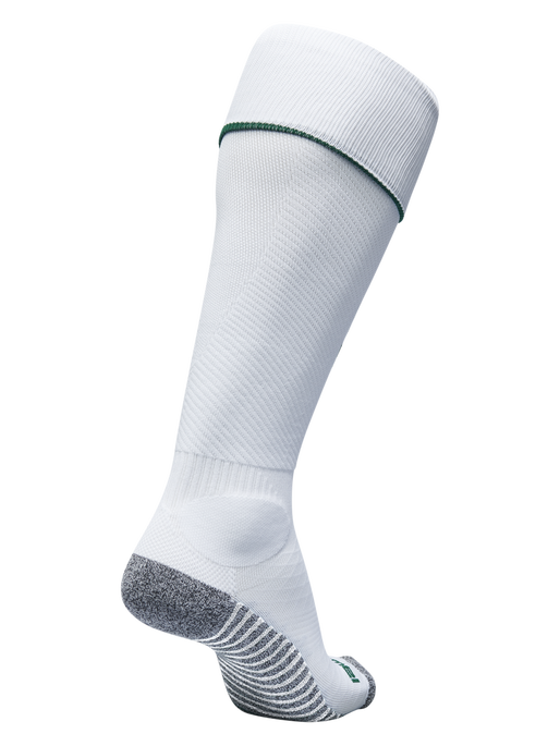 PRO FOOTBALL SOCK 17 - 18, WHITE/EVERGREEN, packshot