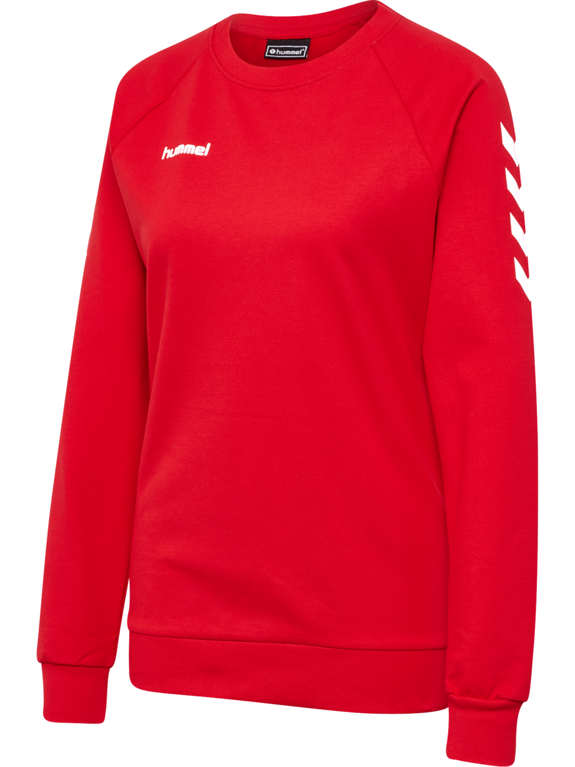 HMLGO COTTON SWEATSHIRT WOMAN, TRUE RED, packshot