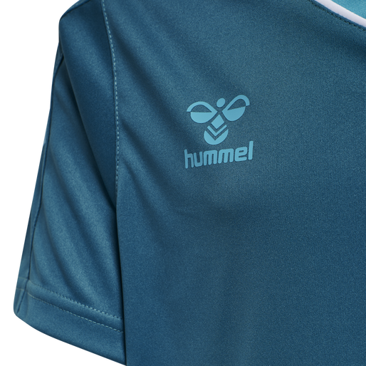 hmlCORE XK POLY JERSEY S/S KIDS, BLUE CORAL, packshot