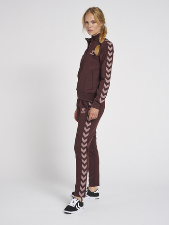 hmlNELLY 2.0 ZIP JACKET, FUDGE , model