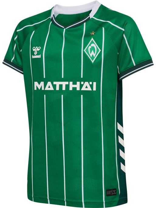 WER 25/26 HOME JERSEY S/S KIDS, ABUNDANT GREEN WER 25/26 HOME JERSEY S/S KIDS, ABUNDANT GREEN, packshot