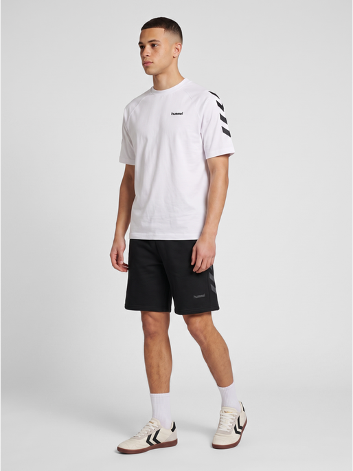 hmlKEEPER CHEVRON T-SHIRT S/S, WHITE, model