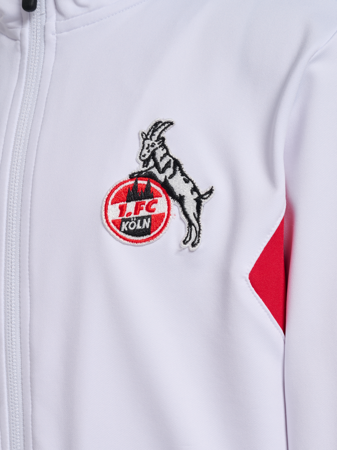 1FCK 23/24 LINE UP JACKET KIDS, WHITE/TRUE RED, packshot