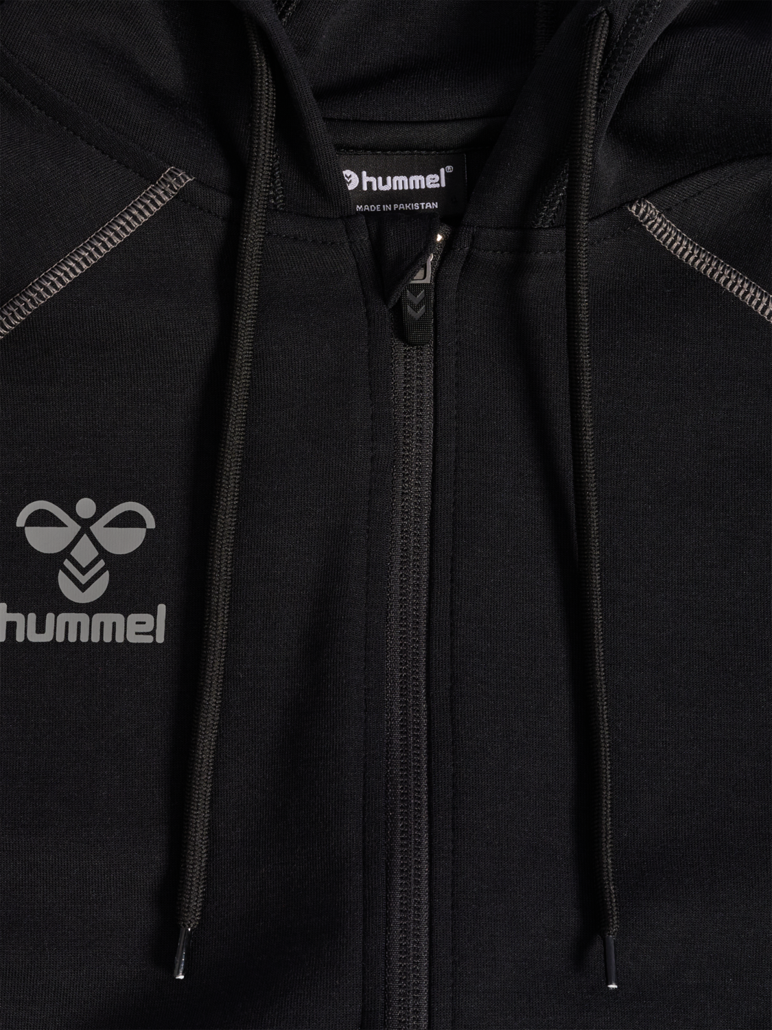 hmlMOVE 2.0 ZIP HOODIE, BLACK, packshot