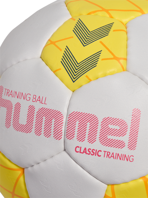 hmlCLASSIC TRAINING HB, OFF WHITE/YELLOW/ORANGE, packshot