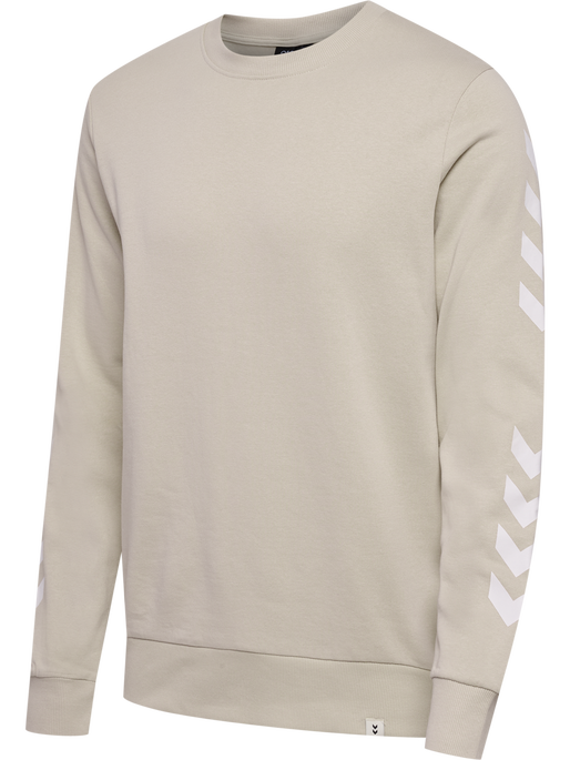 hmlLEGACY CHEVRON SWEATSHIRT, PUMICE STONE hmlLEGACY CHEVRON SWEATSHIRT, PUMICE STONE, packshot