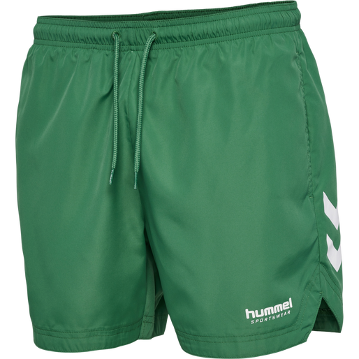 hmlLGC NED SWIM SHORTS, FOLIAGE GREEN, packshot