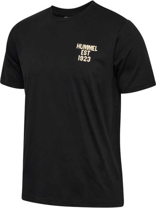 hmlREGULAR GRAPHIC TEE S/S, BLACK/BLUE hmlREGULAR GRAPHIC TEE S/S, BLACK/BLUE, packshot