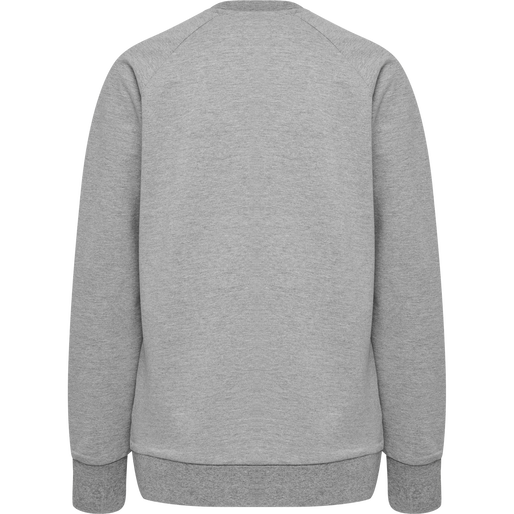 HMLGO COTTON LOGO SWEATSHIRT WOMAN, GREY MELANGE, packshot