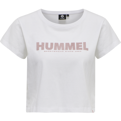 hmlLEGACY WOMAN CROPPED T-SHIRT, 9001 hmlLEGACY WOMAN CROPPED T-SHIRT, 9001, packshot