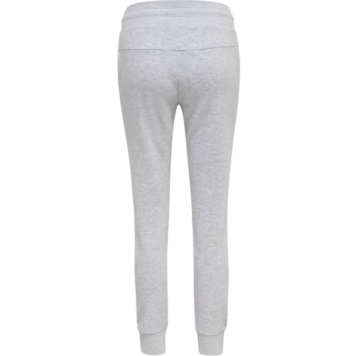 hmlOLIVIA REGULAR PANTS, LIGHT GREY MELANGE, packshot