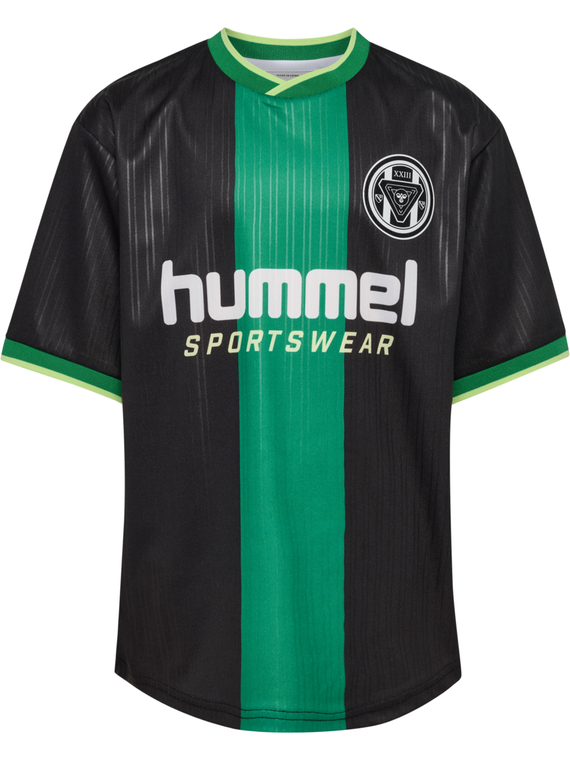 hmlJR LOOSE BALL  JERSEY S/S SET, BLACK, packshot