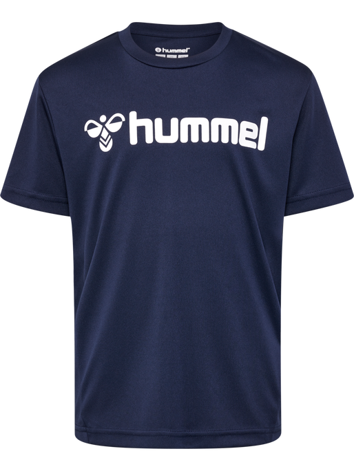 hmlLOGO JERSEY S/S KIDS, MARINE, packshot